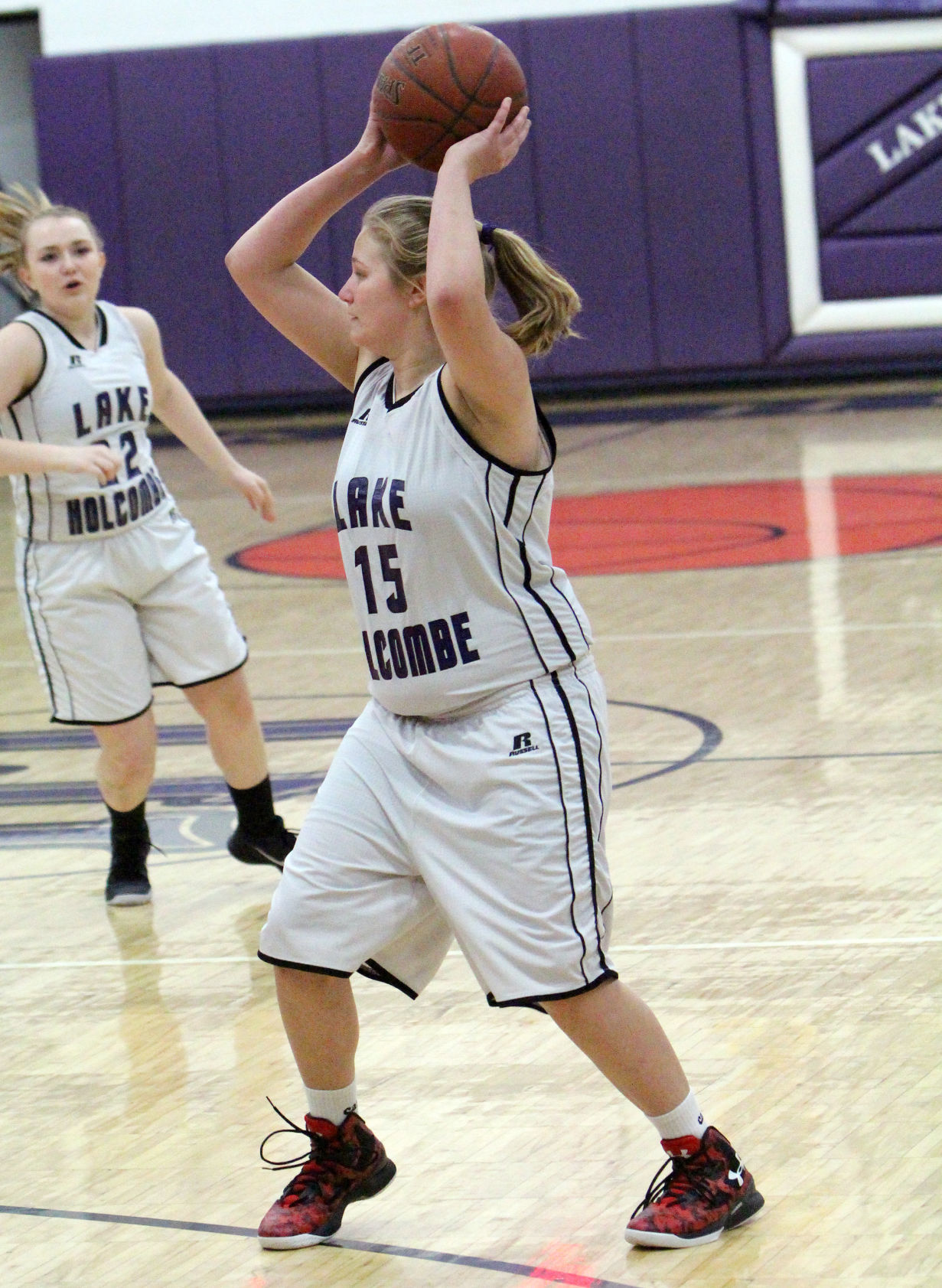 New Auburn at Lake Holcombe girls basketball 2-13-18